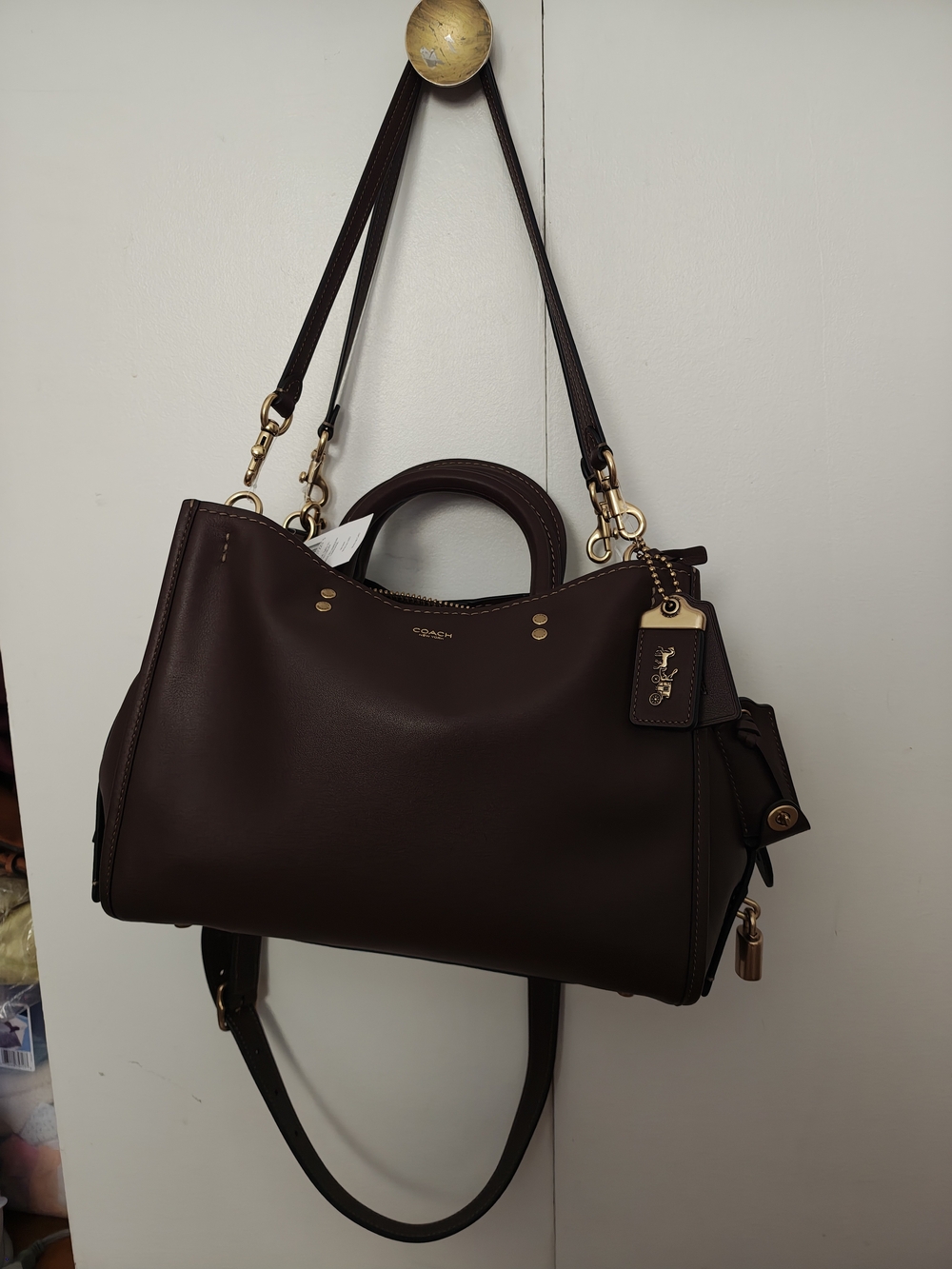 NWT Coach Rogue 31 Maple Brown